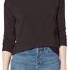 Terry Cotton Crewneck Solid Sweatshirt - Image 3