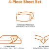 Bright White Bedding Sheet Set