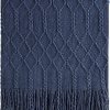 MR Navy Blue Throws