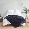 MR Navy Blue Throws