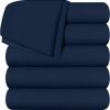 Queen Flat Sheet Navy Blue