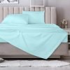 Queen Flat Sheet Spa Blue