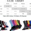 DA Men's and Women's Socks White