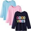 Girls' Shirts Long Sleeve