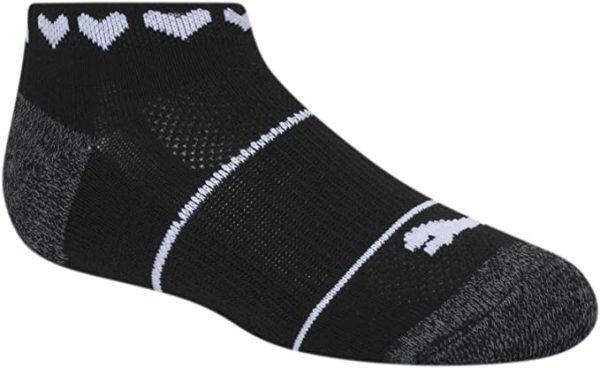 Girls Athletic Socks Black Set