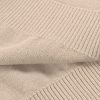 Cashmere Cable Knit Crewneck Kahki Sweater  - Image 3