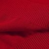 Cashmere Cable Knit Crewneck Red Sweater - Image 3