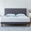Bed Frame Queen Gray