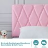 Bed Frame Queen Pink
