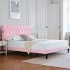 Bed Frame Queen Pink