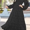 Women's Maxi Flowy Black Dress