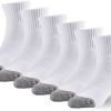 Boys White and Gray Socks