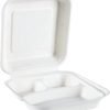 Three Compartment Disposable Containers