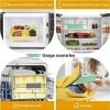 Six Compartment Lunch Box (Fork & Spoon Included)