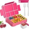 Six Compartment Lunch Box (Fork & Spoon Included)