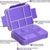 Six Compartment Lunch Box (Fork & Spoon Included)