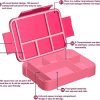 Six Compartment Lunch Box (Fork & Spoon Included)