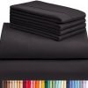 Black Bed Sheet Set