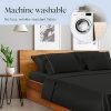 Black Bed Sheet Set