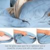 Sky Blue Bed Sheet Set