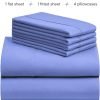 Violet Blue Bed Sheet Set