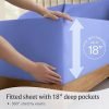 Violet Blue Bed Sheet Set