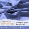 Violet Blue Bed Sheet Set