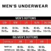 Men's Black Underwear 10 Pack
