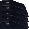 Men's Crewneck A-Shirt (All Black, 5 pack)