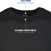 Men's Crewneck A-Shirt (Black, White, & Green, 5 pack)