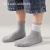 Girls Black &White Athletic Socks