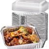 TO Disposable Aluminum Trays 11.4D x 14W x 3.8H Centimetres