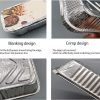 Disposable Aluminum Trays with Lids (Pack of 32) - Image 4