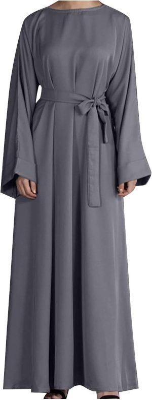 Women Long Sleeve Maxi Dress or Abaya 
