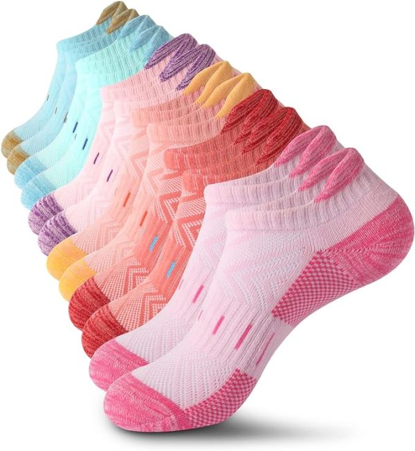 Women's Breathable Athletic Cotton Socks (6 Pairs)