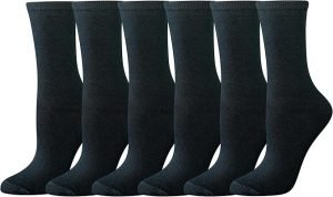 Women's Casual Crew Socks (Pack of 6)