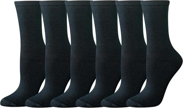 Women's Casual Crew Socks (Pack of 6)