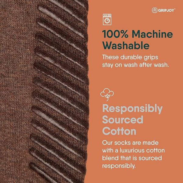 Chevron Patterned Grip Socks for Women