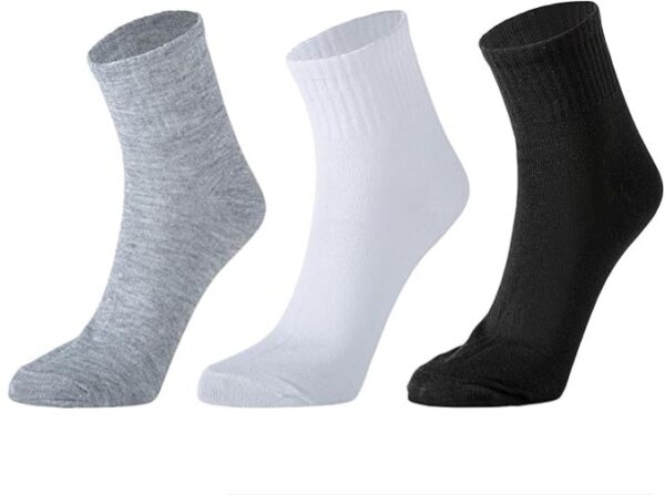 Men's Quarter Ankle Socks ( Set of 3)