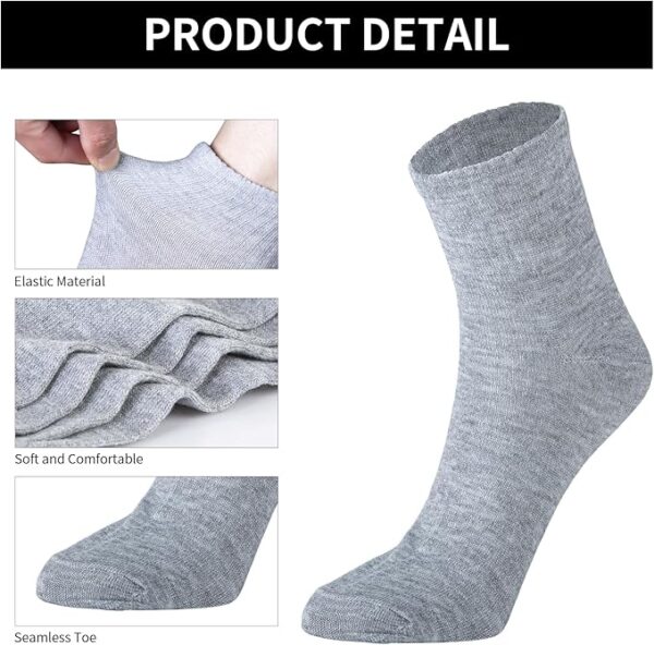 Men's Quarter Ankle Socks ( Set of 3)