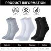 Men's Quarter Ankle Socks ( Set of 3)