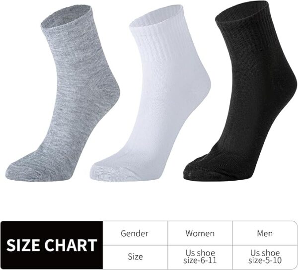 Men's Quarter Ankle Socks ( Set of 3)